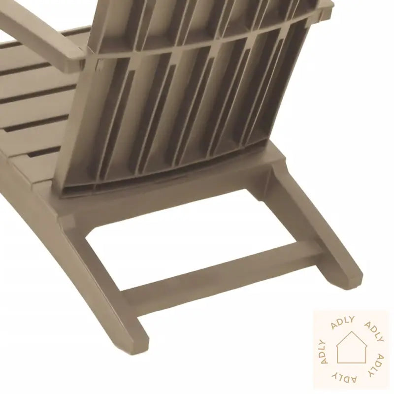 Bark plast Adirondack hagestoler for hagemøbler, slitesterk plast utendørsstol