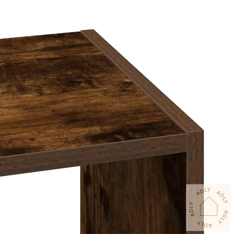 Bokhylle Stablebar Røkt Eik 30X30X80 Cm Konstruert Tre