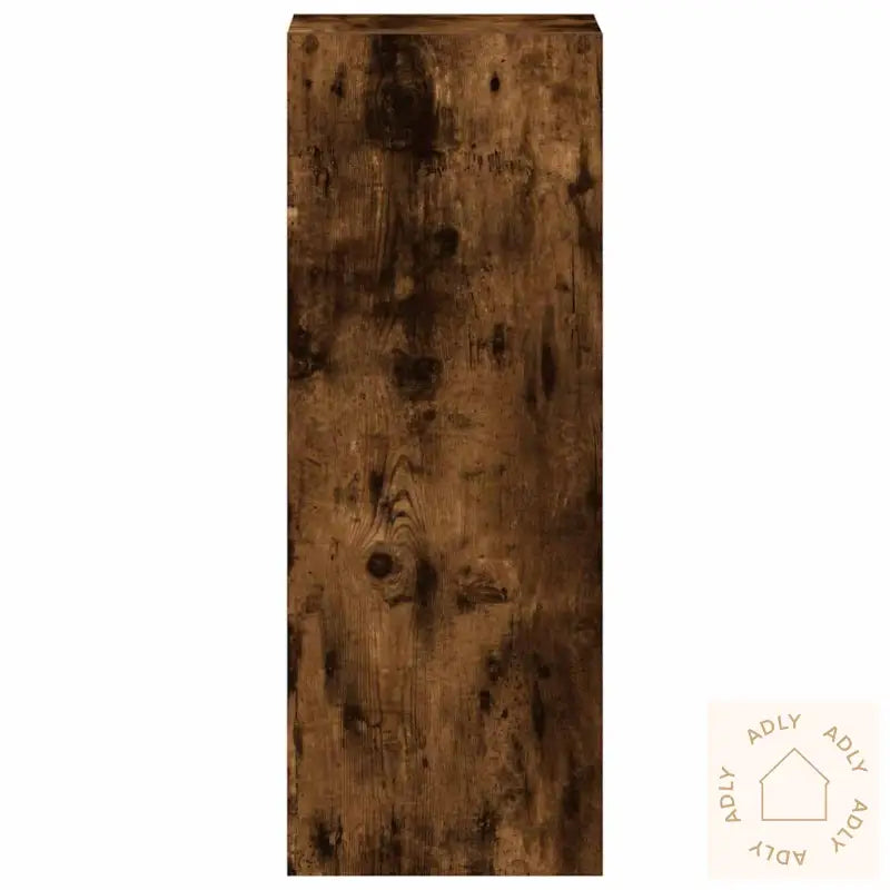 Bokhylle Stablebar Røkt Eik 30X30X80 Cm Konstruert Tre
