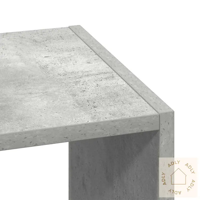 Bokhylle Stablebar Betong Grå 30X30X80 Cm Konstruert Tre