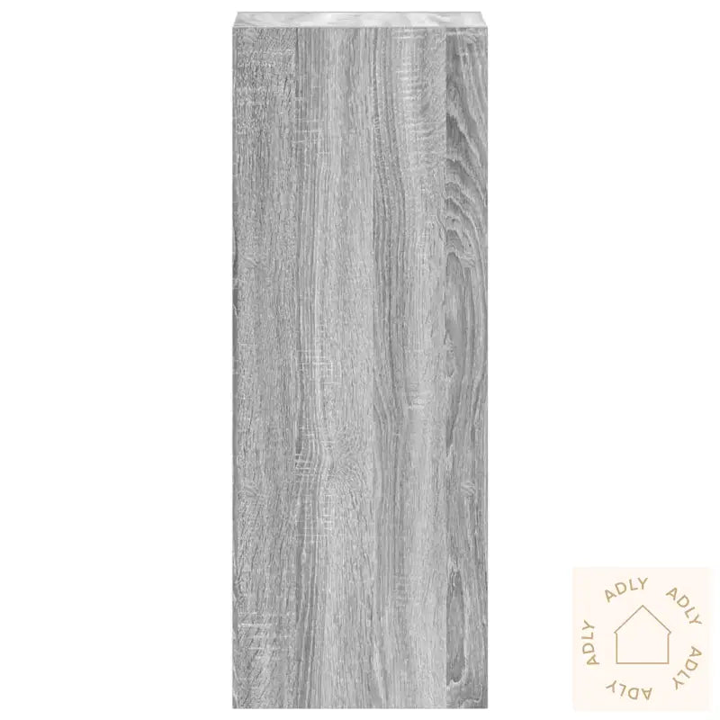 Bokhylle Stablebar Grå Sonoma 30X30X80 Cm Konstruert Tre