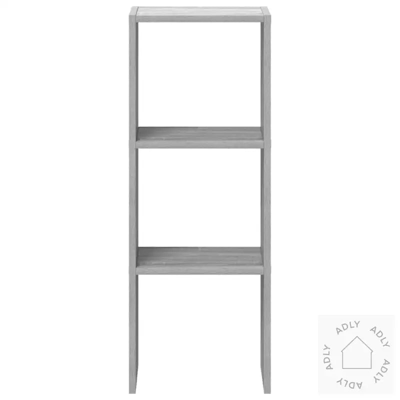Bokhylle Stablebar Grå Sonoma 30X30X80 Cm Konstruert Tre