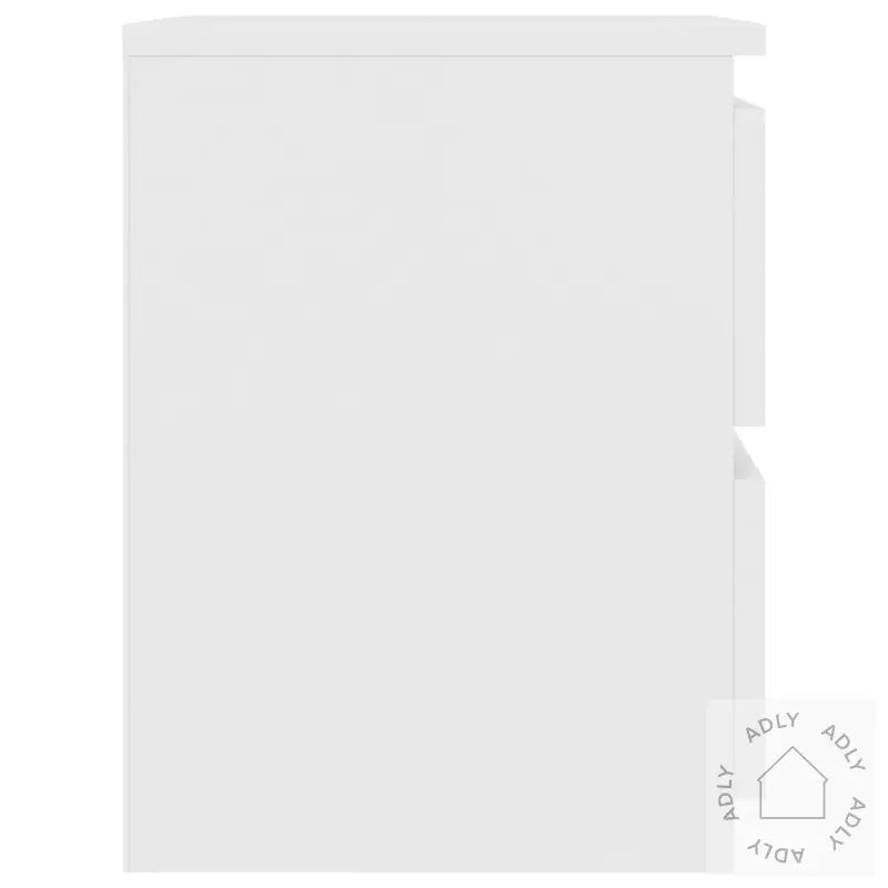 Nattbord 2 Stk Hvit 30X30X40 Cm Konstruert Tre