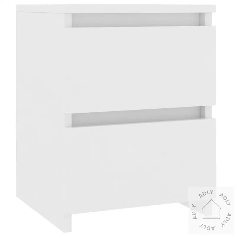 Nattbord 2 Stk Hvit 30X30X40 Cm Konstruert Tre