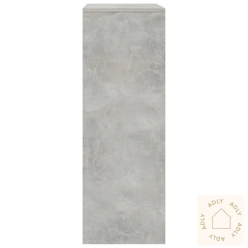 Skjenk Med 6 Skuffer Betonggrå 50X34X96 Cm Konstruert Tre