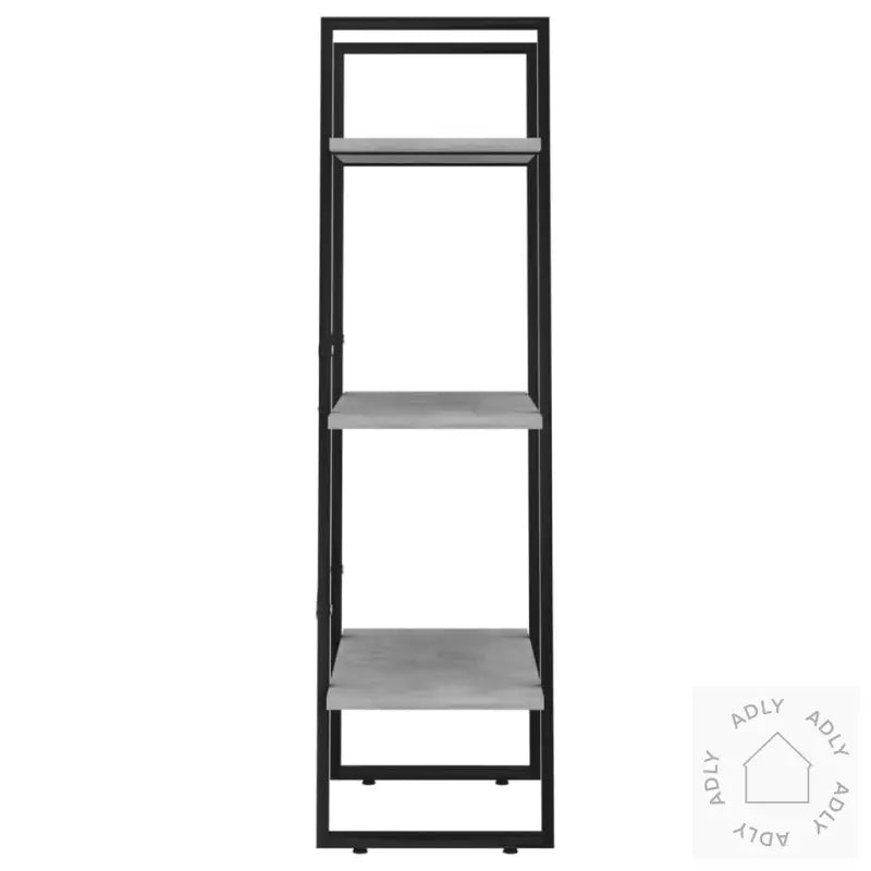 Oppbevaringshylle Betonggrå 60X30X105 Cm Konstruert Tre