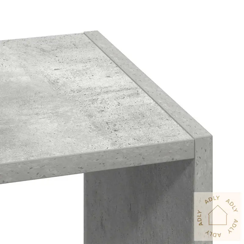 Bokhylle 2 Stk Stablebar Betong Grå 30X30X80 Cm Konstruert Tre