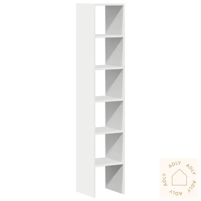Bokhyller 2 Stk Stabelbare Hvite 30X30X80 Cm Konstruert Tre
