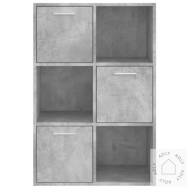 Oppbevaringsskap Betonggrå 60X29,5X90 Cm Konstruert Tre
