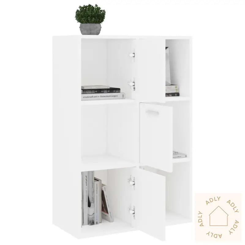 Oppbevaringsskap Hvit 60X29,5X90 Cm Konstruert Tre