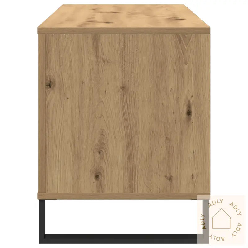 Record Cabinet Artisan Oak 100X38X48 Cm Konstruert Tre
