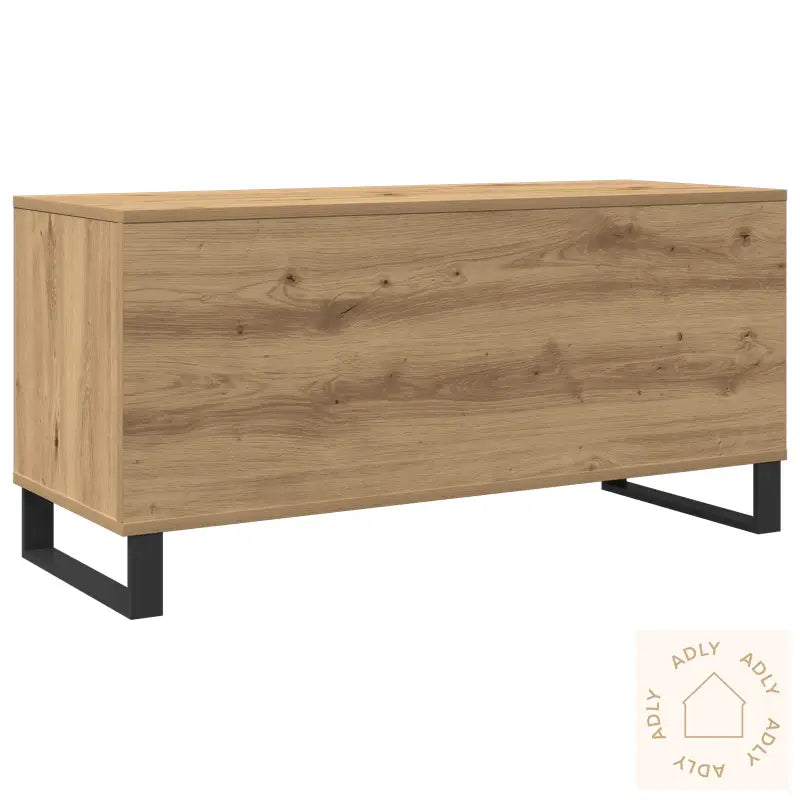 Record Cabinet Artisan Oak 100X38X48 Cm Konstruert Tre