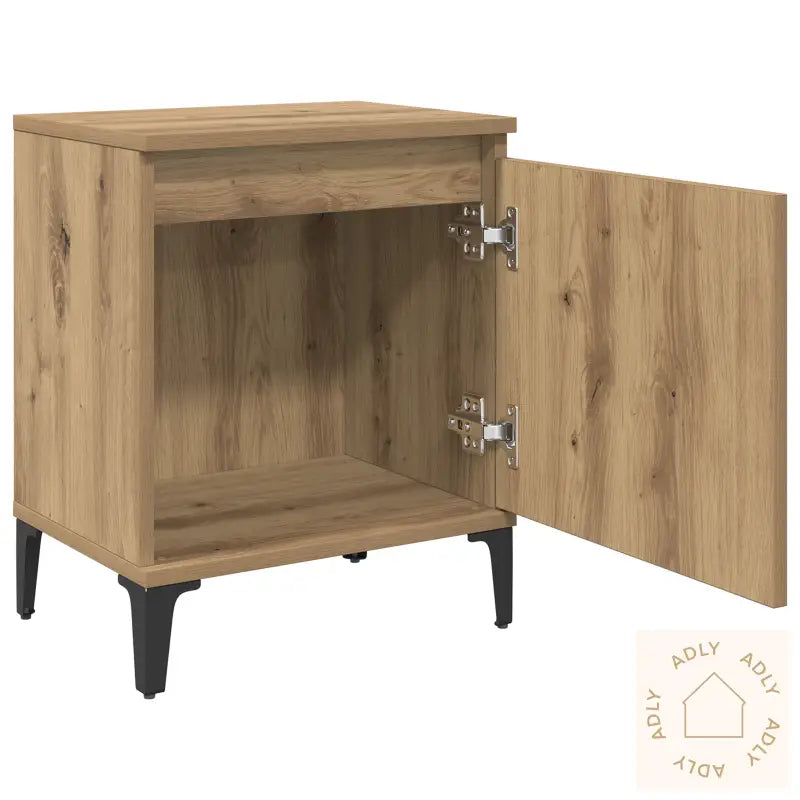Artisan Eik Nattbord Artisan Eik Konstruert Tre, Metall