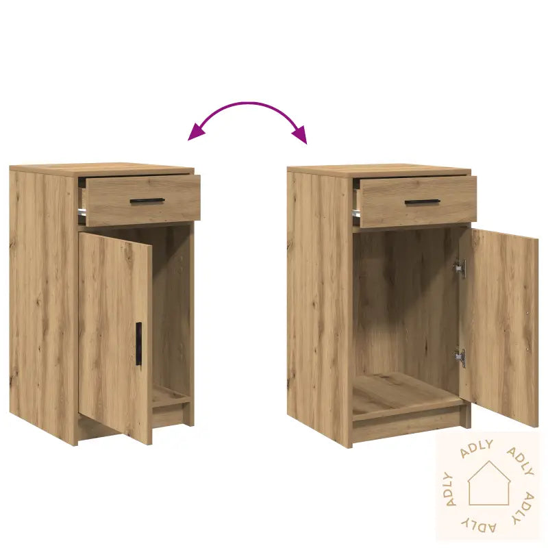 Sideboard Artisan Eik 40X41X75 Cm Konstruert Tre