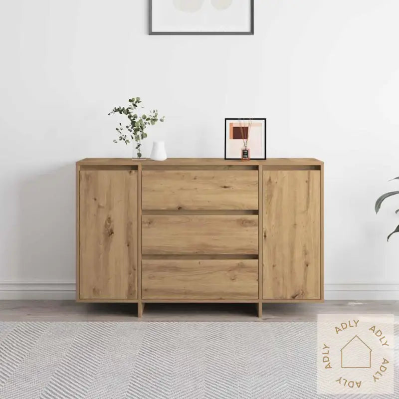 Sideboard I Artisan Eik 120X41X75 Cm Konstruert Tre