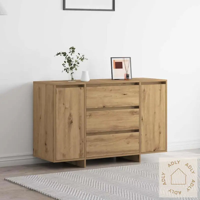 Sideboard I Artisan Eik 120X41X75 Cm Konstruert Tre