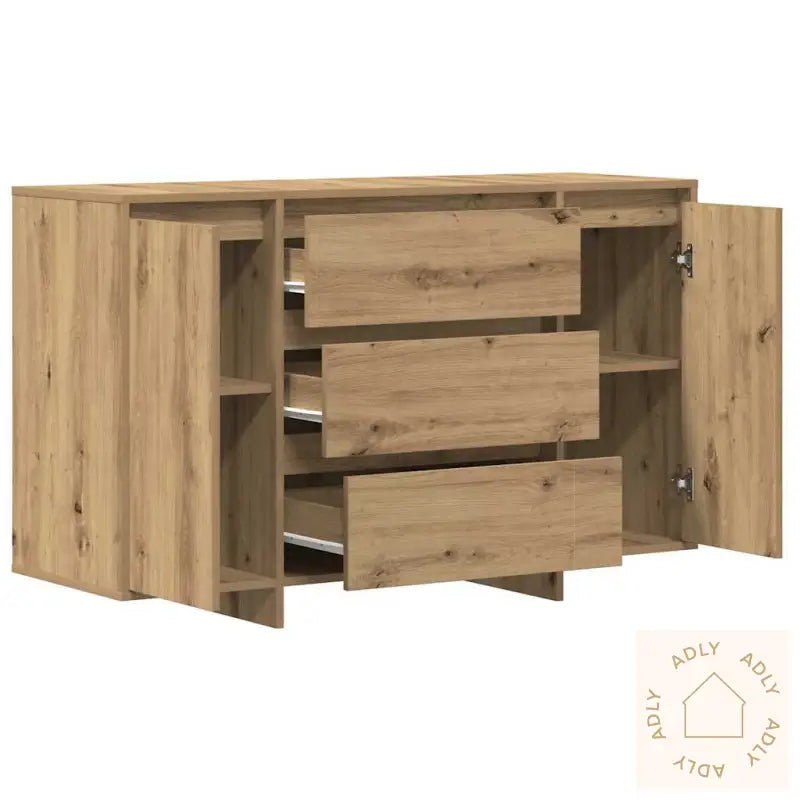Sideboard I Artisan Eik 120X41X75 Cm Konstruert Tre