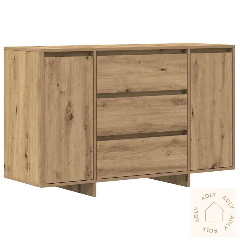 Sideboard I Artisan Eik 120X41X75 Cm Konstruert Tre