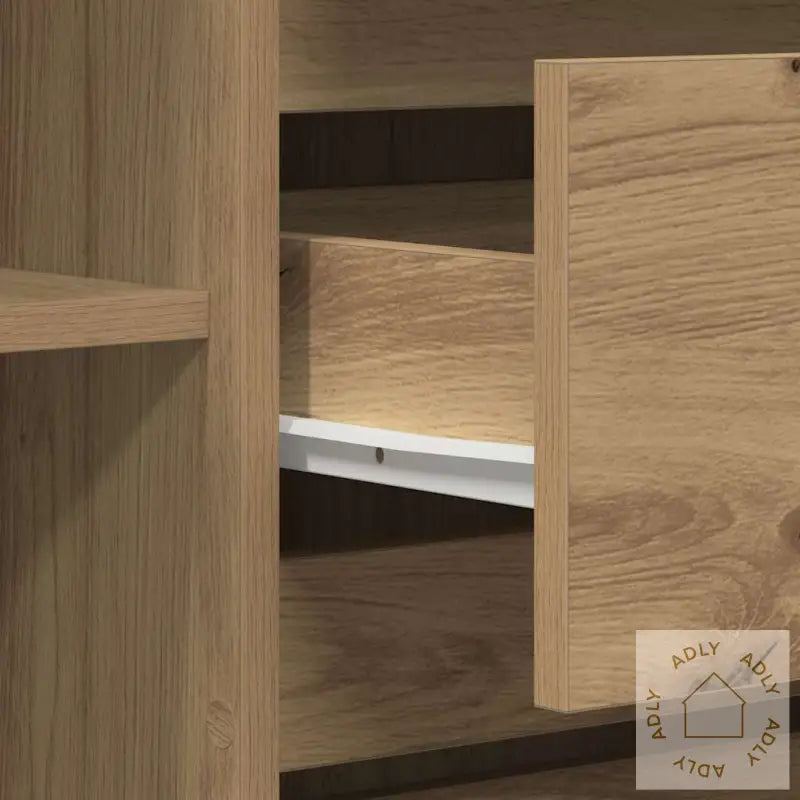 Sideboard I Artisan Eik 120X41X75 Cm Konstruert Tre