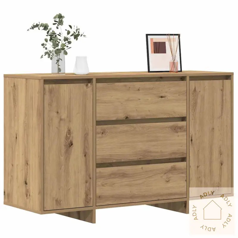 Sideboard I Artisan Eik 120X41X75 Cm Konstruert Tre