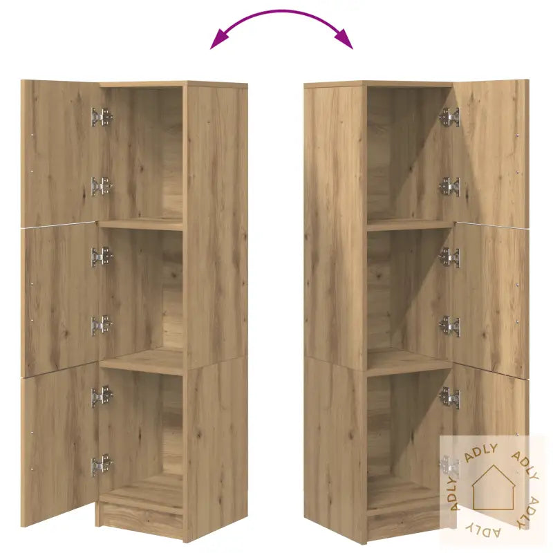 Artisan Eik Sideboard Artisan Eik Konstruert Tre Stor Oppbevaring