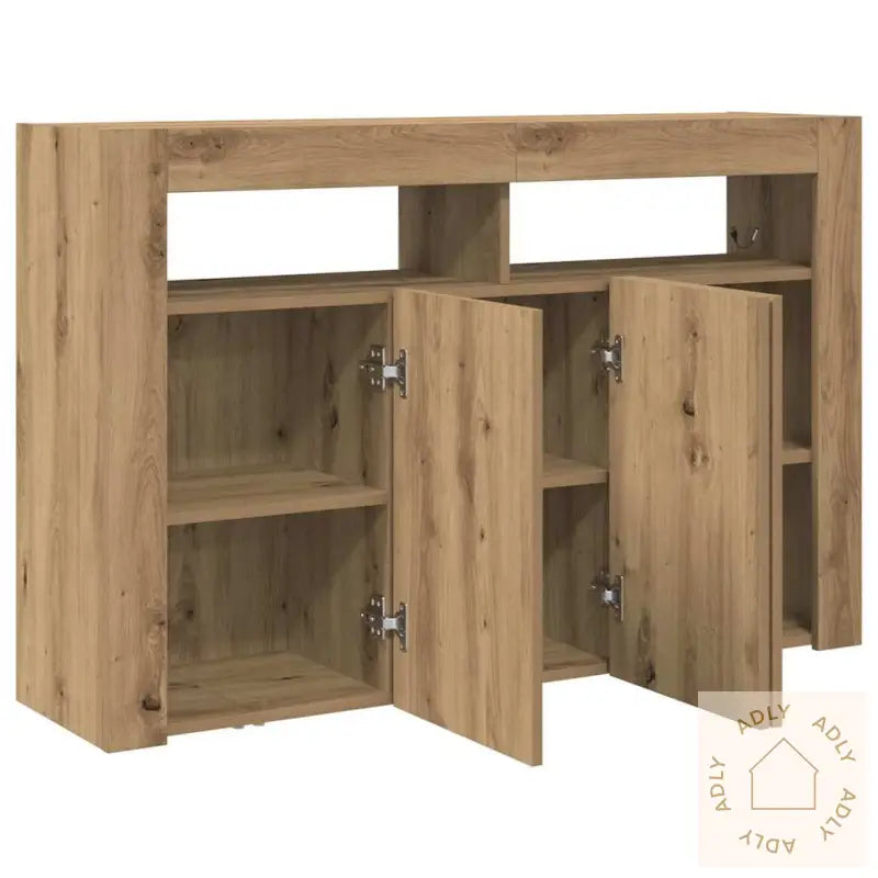 Sideboard Artisan Eik Konstruert Tre 116 X 30 X 75 Cm Sideboard