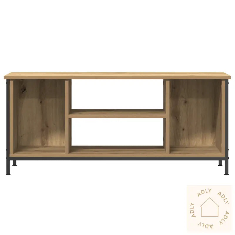 Tv-Benk Artisan Eik Konstruksjonsplate, Metall 102 X 35 X 45 Cm