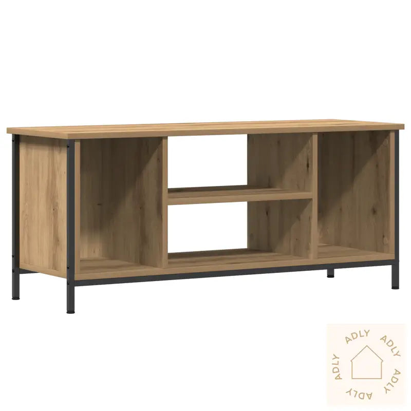 Tv-Benk Artisan Eik Konstruksjonsplate, Metall 102 X 35 X 45 Cm