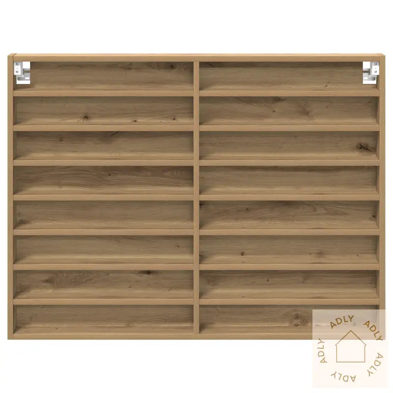 Vitrine Cabinet Artisan Eik 100X8,5X75 Cm Ingeniørrtre