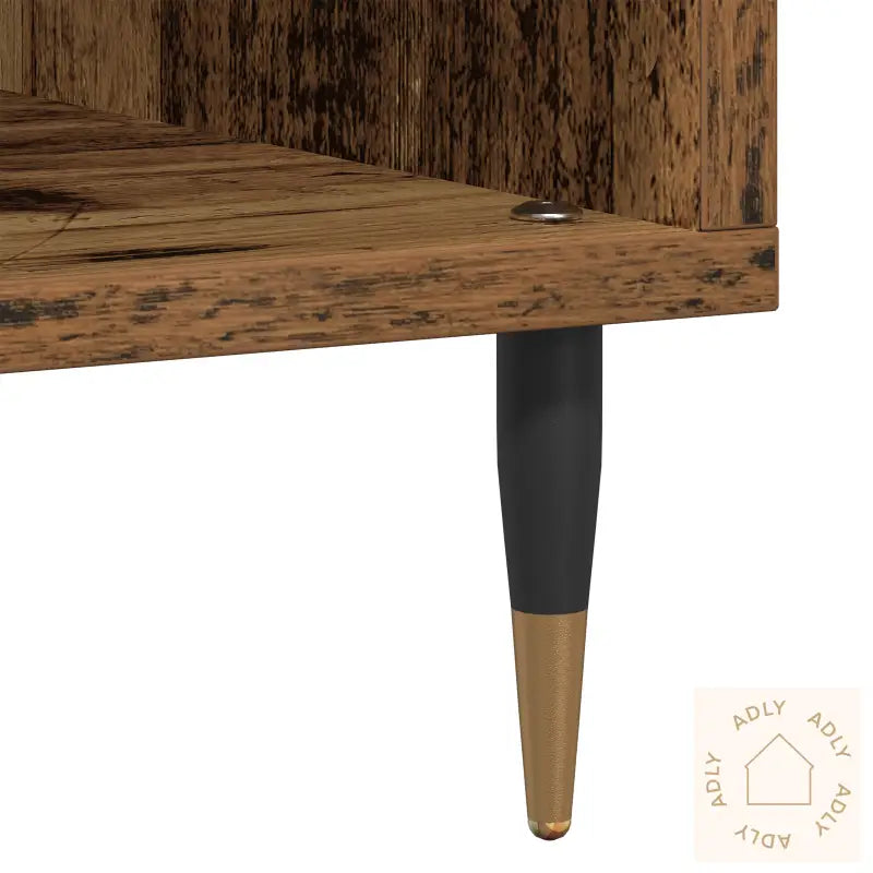 Record Cabinet Artisan Oak 84,5X38X89 Cm Konstruert Tre