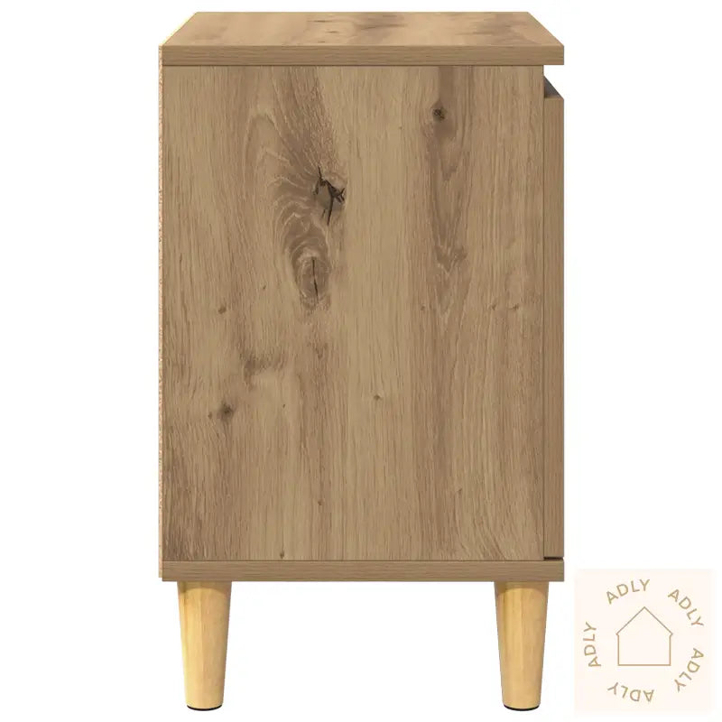 Artisan Oak Nattbord Artisan Eik Mdf 40 X 30 X 50 Cm Nattbord