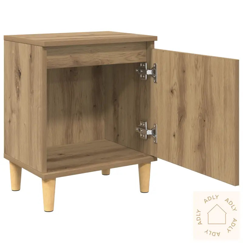 Artisan Oak Nattbord Artisan Eik Mdf 40 X 30 X 50 Cm Nattbord