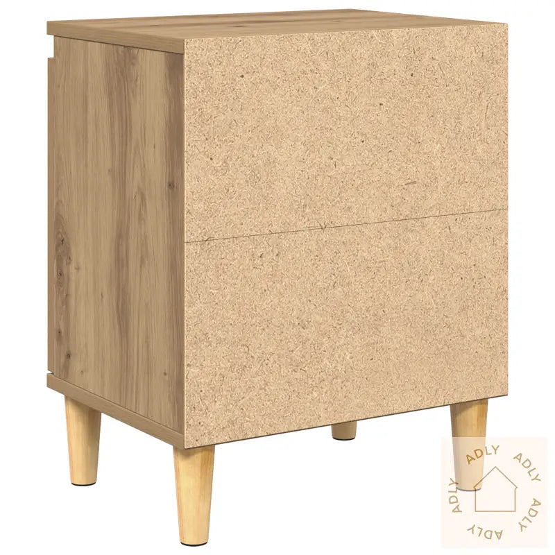 Artisan Oak Nattbord Artisan Eik Mdf 40 X 30 X 50 Cm Nattbord