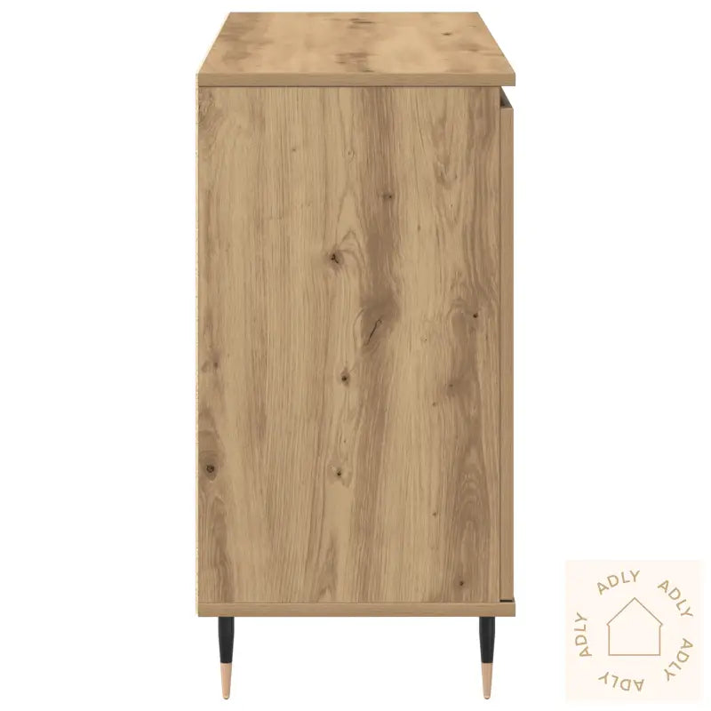 Sideboard Med Dører Og Skuffer I Artisan Eik 101,5X35X70 Cm
