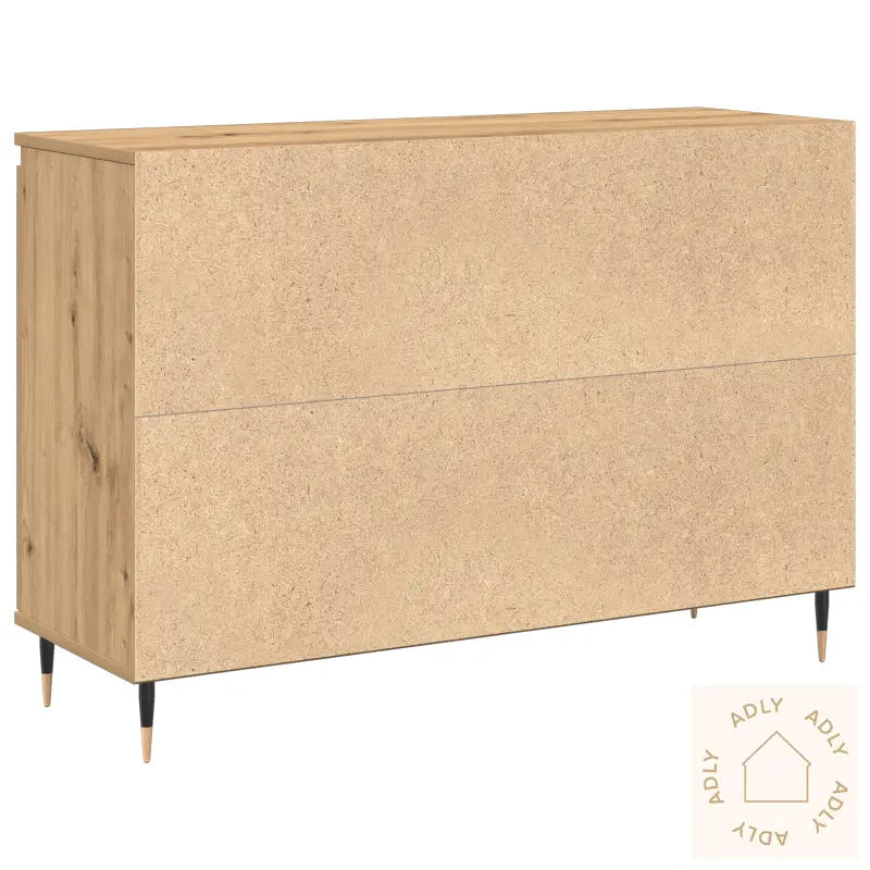 Sideboard Med Dører Og Skuffer I Artisan Eik 101,5X35X70 Cm