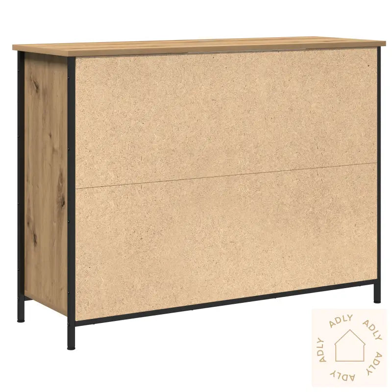 Sideboard Artisan Eik 100X35X75 Cm Konstruert Tre