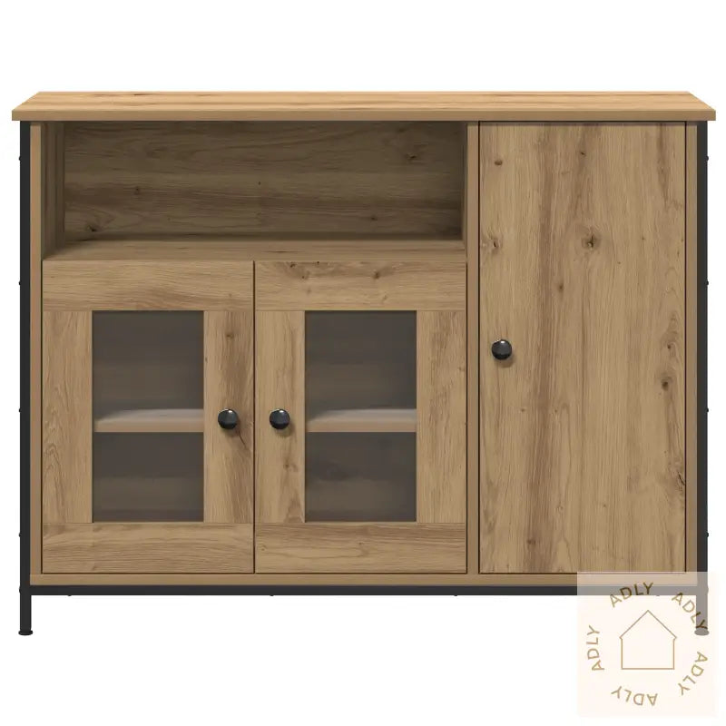 Sideboard Artisan Eik 100X35X75 Cm Konstruert Tre