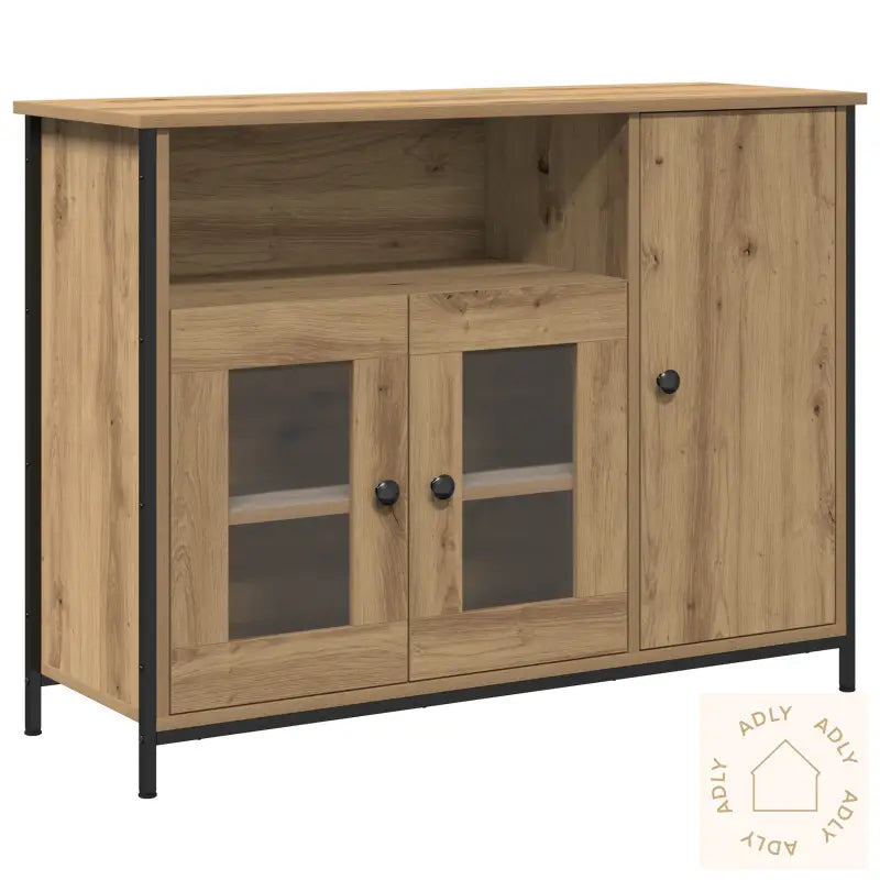 Sideboard Artisan Eik 100X35X75 Cm Konstruert Tre