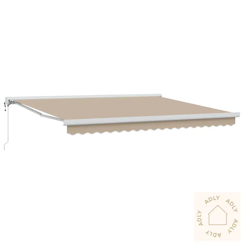 Automatisk Uttrekkbar Markise Beige 400X300 Cm