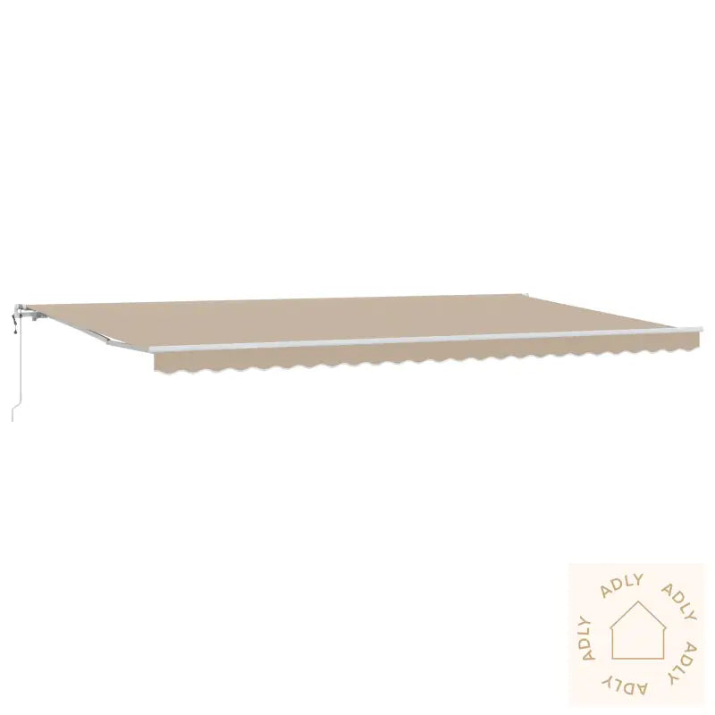 Automatisk Uttrekkbar Markise Beige 600X300 Cm