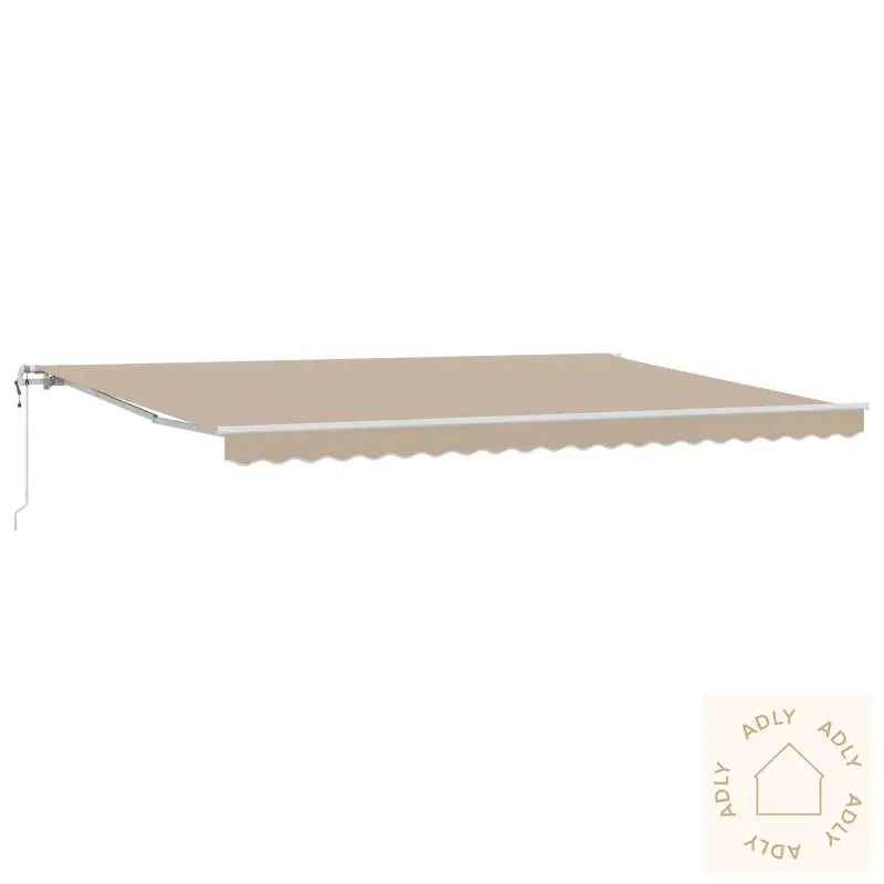 Automatisk Uttrekkbar Markise Beige 500X350 Cm