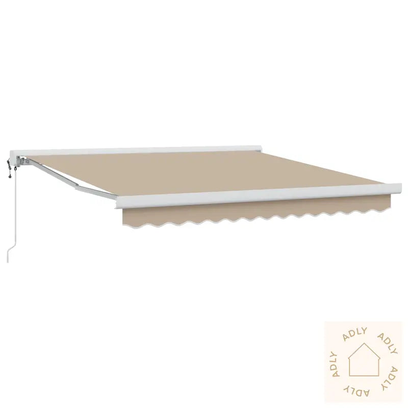 Automatisk Uttrekkbar Markise Beige 350X250 Cm