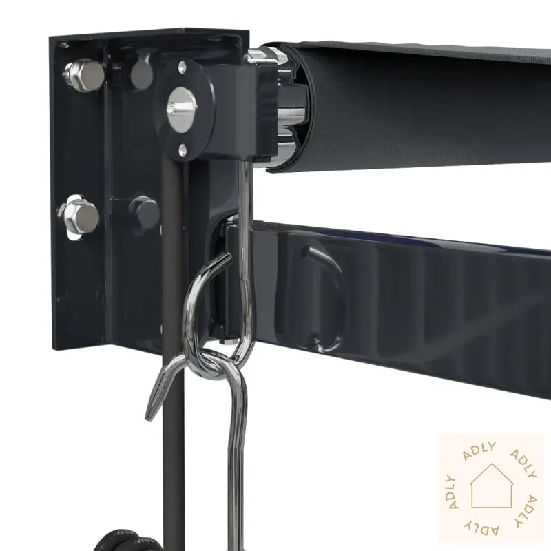 Automatisk Uttrekkbar Markise Antrasitt 5X3 M