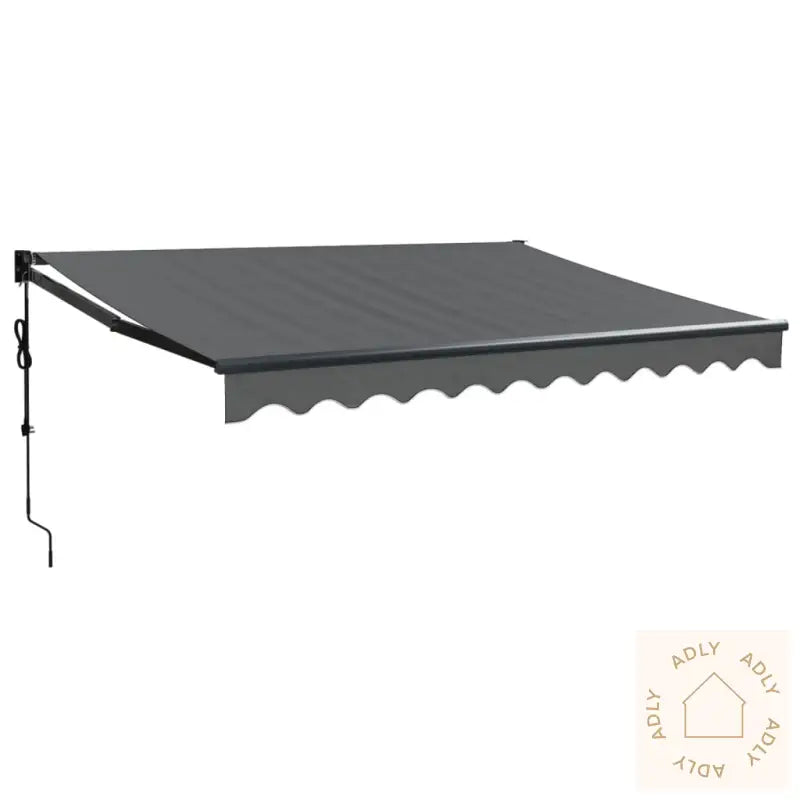 Automatisk Uttrekkbar Markise Antrasitt 3,5X2,5 M