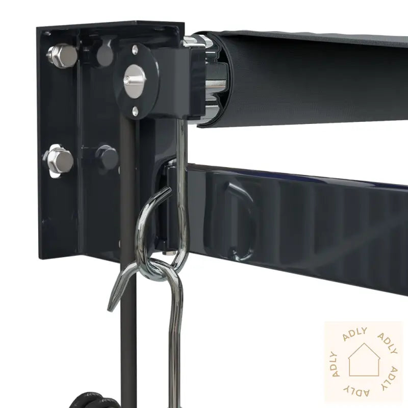 Automatisk Uttrekkbar Markise Antrasitt 3X2,5 M