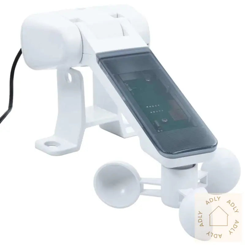 Automatisk Markise Med Led Og Vindsensor 3X2,5 Cm Kremhvit