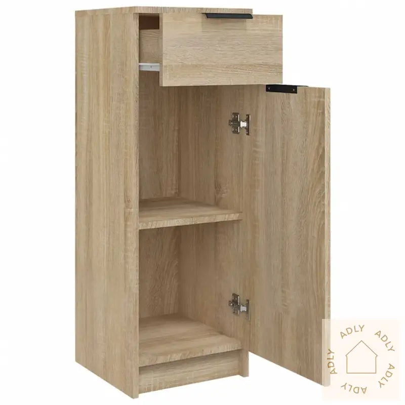 Baderomsskap Sonoma Eik 32X34X90 Cm Konstruert Tre