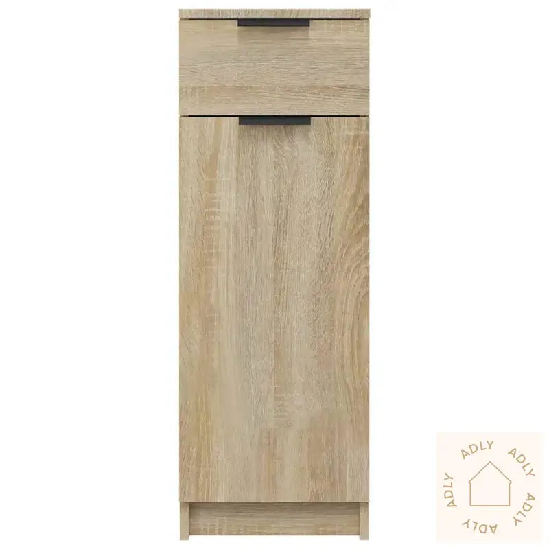 Baderomsskap Sonoma Eik 32X34X90 Cm Konstruert Tre