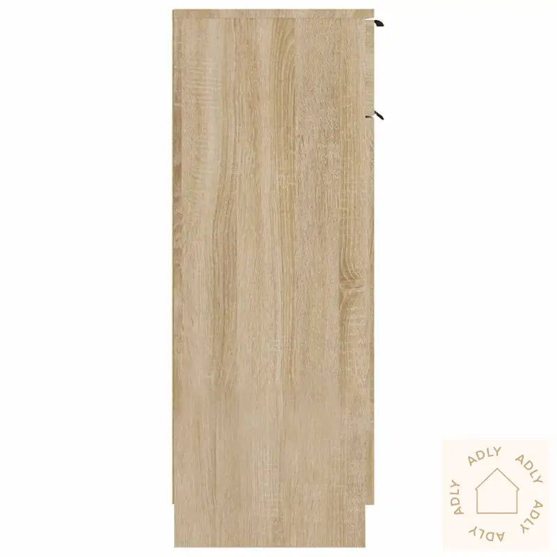 Baderomsskap Sonoma Eik 32X34X90 Cm Konstruert Tre