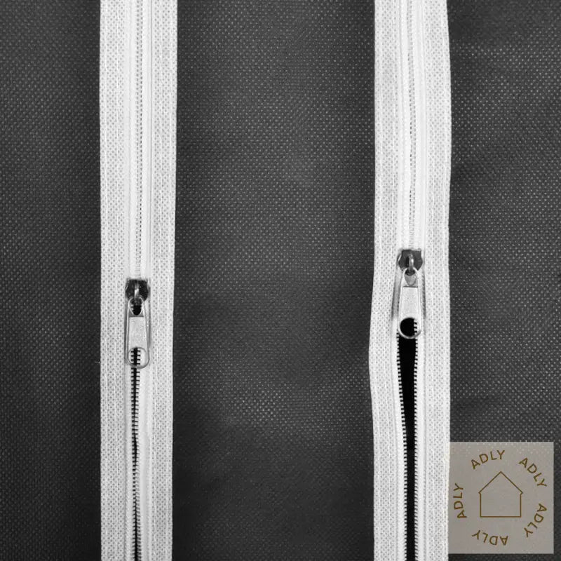 Garderobeskap Med Hyller Og Stenger 45X150X176 Cm Svart Stoff
